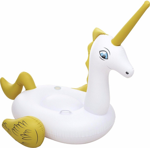 Bote Inflable C/portavaso Unicornio Alado Bestway 220x195cm