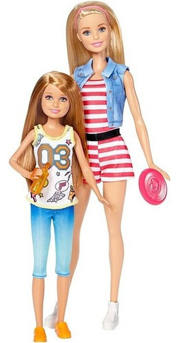 Muñecas Barbie y Stacie - Hermanas dobles - Mattel