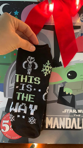 The Mandalorian Medias Navideñas Talla 36-40 This Is The Way