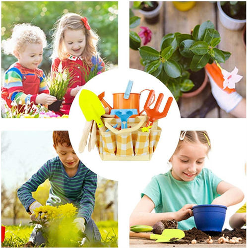 Juego De Herramientas De Jardinería Para Niños, Todo En Uno