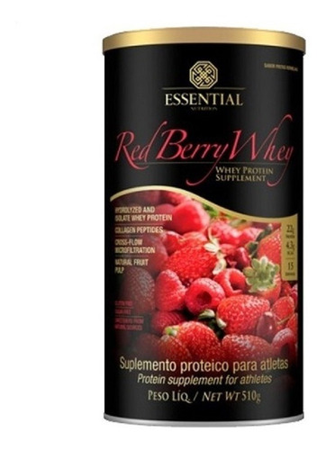 Red Berry Whey (510g/15ds) Lata Essential