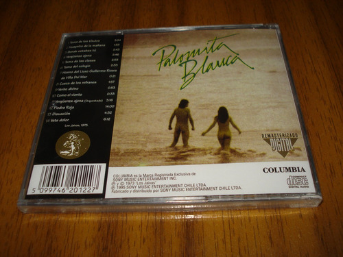 Cd Los Jaivas / Palomita Blanca (nuevo Y Sellado)