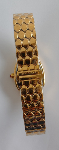 Reloj Bnlgr Mod. Serpentie Seduttorie Dama Correa Oro Amarillo Bisel Oro Amarillo Caratula Negra (Usado)