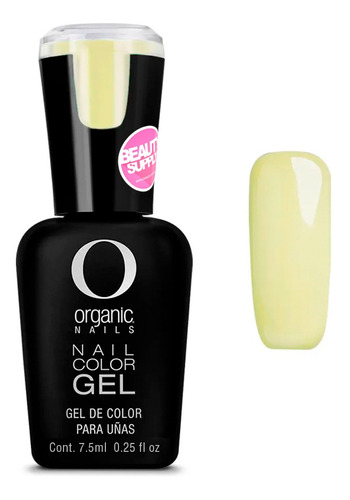 Esmalte Semipermanente Organic De 7.5ml Pastel Yellow