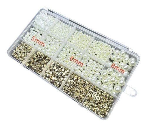 Kit De Cuentas, Joyas Diy De Pulseras Y Bolsa De Materiales.