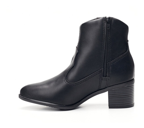 Bota Texana Negra Mujer Beira Rio