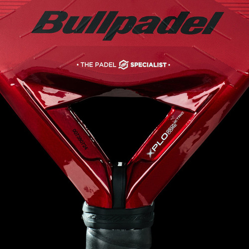 Pala Padel Bullpadel Xplo 25 Multieva X-tend Carbon 12k 370g Color Negro
