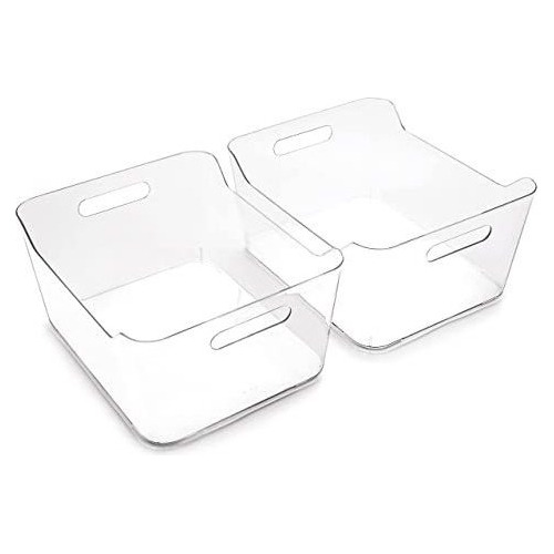 | Plastic Storage Bins, X-large - 2 Pack, Clear | The S...