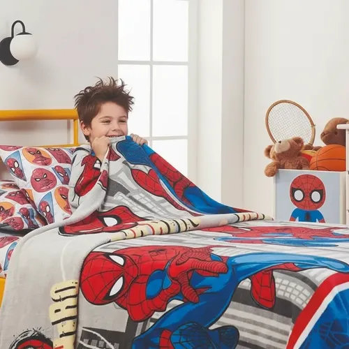Manta Cobertor Andreza Disney Homem Aranha 2,20 X 1,50 Homem - foto 1