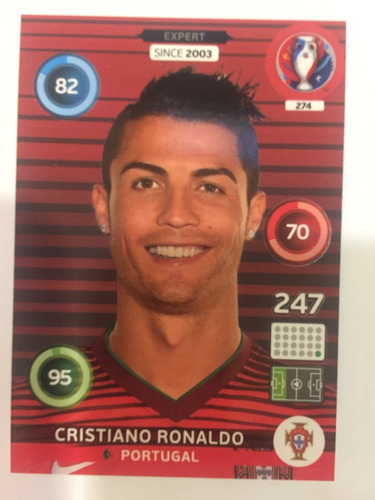 1 Cards  Adrenalyn Euro 2016 Cristiano  Ronaldo