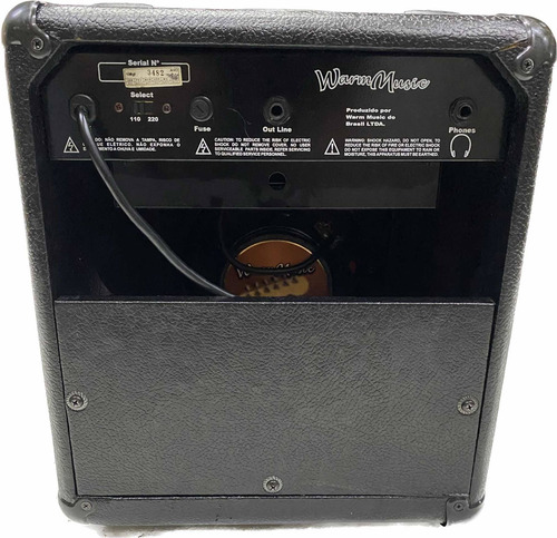 Amplificador Warm Music 108gt Guitarra Raridade Mostruario