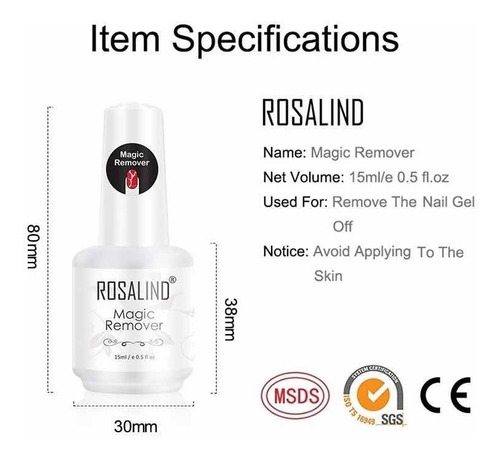 Removedor Gel Uv