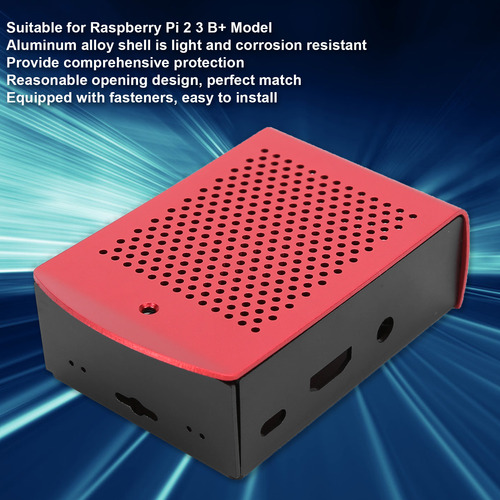 Carcasa Para Raspberry Pi Cooling Case 2 Modelo 3 B+