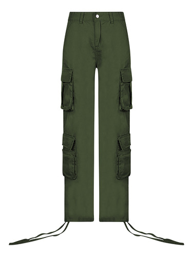 Pantalón De Mujer Color Holgado Y Cómodo De Algodón Casual 7