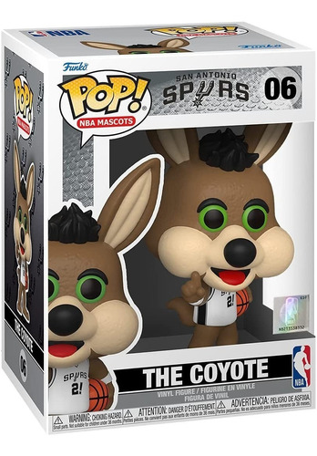 Funko Pop Nba Mascots San Antonio Spurs The Coyote