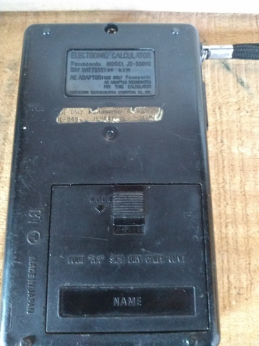 Calculadora Eletrônica Panasonic Je 5001 U No Estado