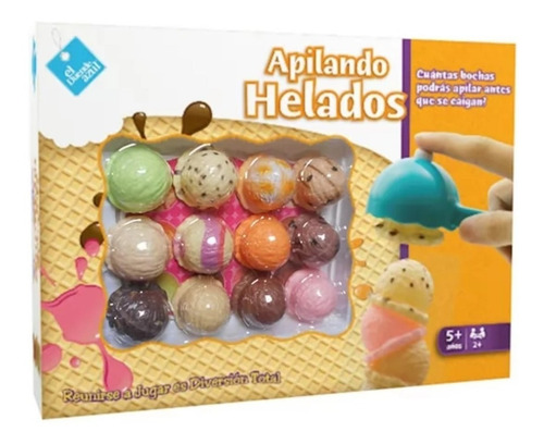 Imagen 3 de 3 de Juego de mesa Apilando helados El Duende Azul 6071