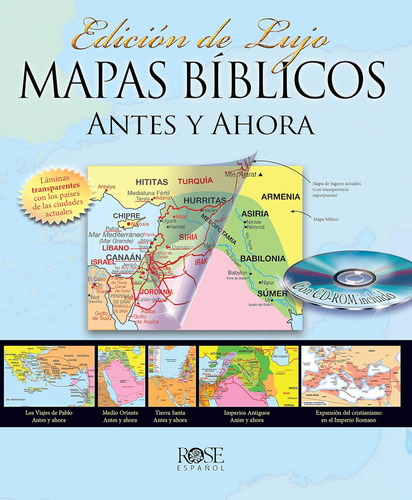 Libro: Mapas Bíblicos Lujo Antes Y Ahora (spanish Edition