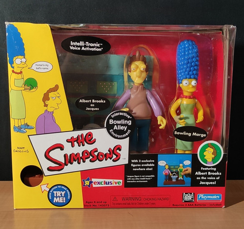 Los Simpsons Playmates Escenario Bowling Alley Marge Simpson