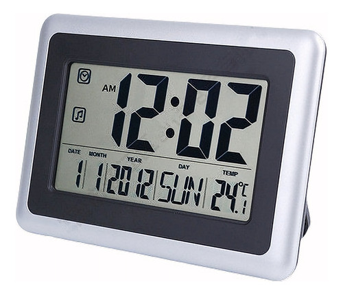 Digital Lcd Reloj Cocina Pared Alarma Snooze Cabecera Mesa R