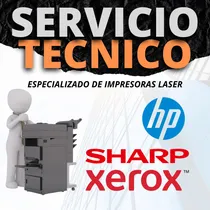 Comprar Servicio Técnico Reparación Impresoras Laser Sharp Xerox Hp