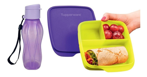 Eco Tupper 310ml + Basic Line Marmita Lanche Tupperware