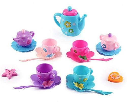 Princesa Tea Party Real Pretend Set De Juego Para Niños, 21