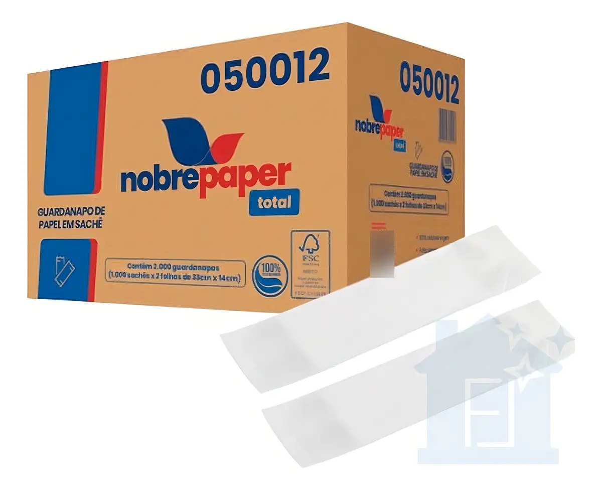 Guardanapo Sache C/2 33x14 C/2000 Folhas Simples Embalado