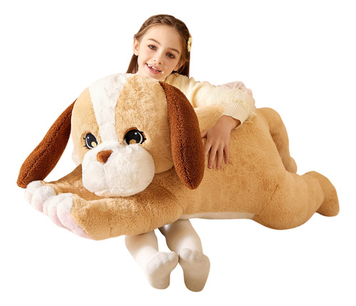 Perro Labrador Suave Gigante Peluche Jumbo 76 Cm Regalo Cump