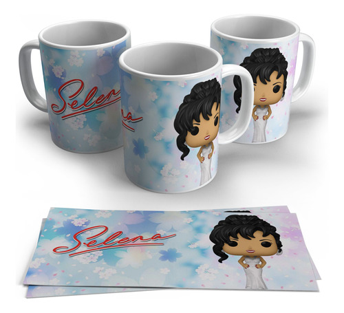 Taza De Ceramica Selena Quintanilla Funko Hd Art 01