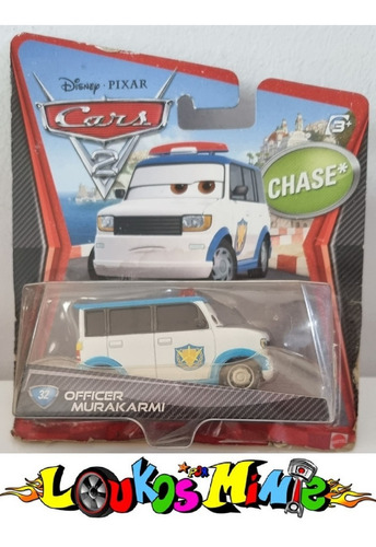 Disney Cars 2 Officer Murakarmi Chase Lacrado Orig. Mattel