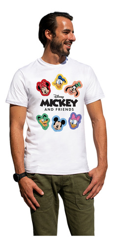 Playera Cuello Redondo Disney Mickey And Friends