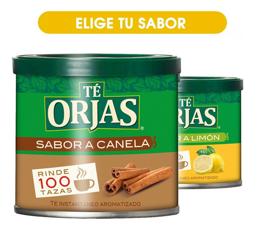 Te Orjas Instantáneo Aromatizado 30g - Elige Tu Sabor