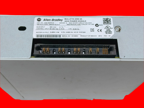 Allen-bradley 2094-bmp5-m Módulo De Alimentación, 460 V, 5 A (Usado)