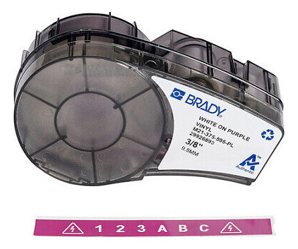 Brady M21-375-595-pl Label Tape Cartridge,permanent Prin Aad