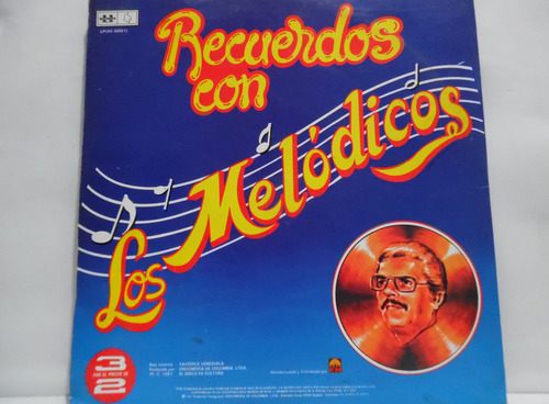 Los Melódicos  Recuerdos Con Los Melódicos / Lp Vinilo X 3