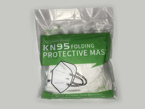 Mascarilla De Protección Kn95 C/5 Piezas Certificado