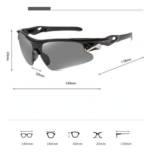 7pcs Gafas Deportivas Bicicleta Ciclismo Mtb Velocidad