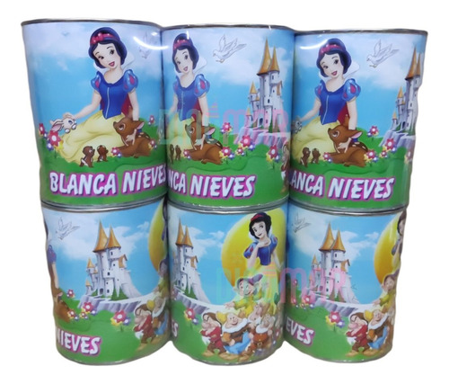 Blancanives Botes Alcancia Dulcero Bolos Fiesta 6 Pz Blanc