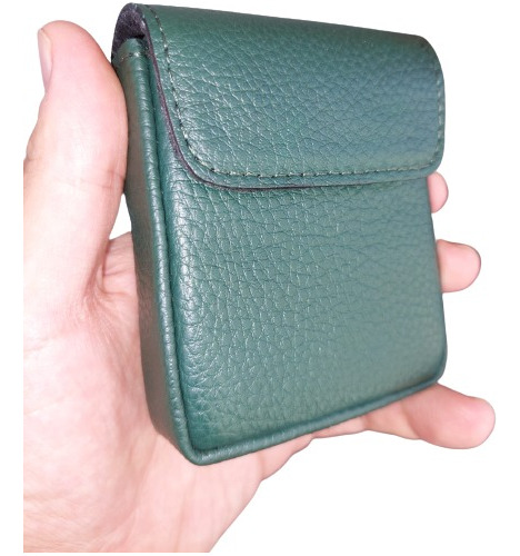 Funda Estuche Cuero Para Motorola Razr 60 Cinturón Pasacinto Verde Oscuro Para Guardar El Celular Con Protección Puesta Dentro De La Funda De Cuero (silicona, Tpu, Goma)