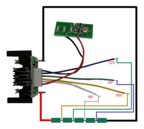 Batería De Iones De Litio Dcb200 Bms Pcb, Circuito Protector