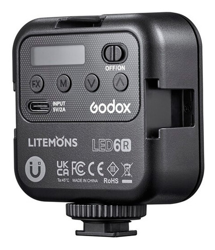 Imagen 3 de 8 de Iluminador Led Litemons Mini Rgb Recargable Dimereable Vlog