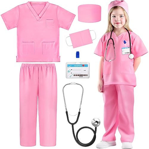 Disfraz De Médico Niños Accesorios, Trajes De Cirujan...