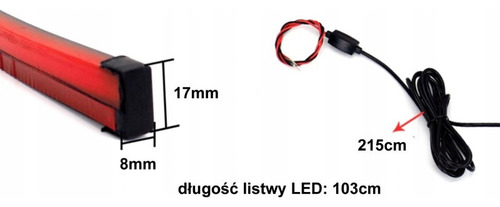 Led Luz Trasera Flexible A Prueba De Agua Calavera Universal
