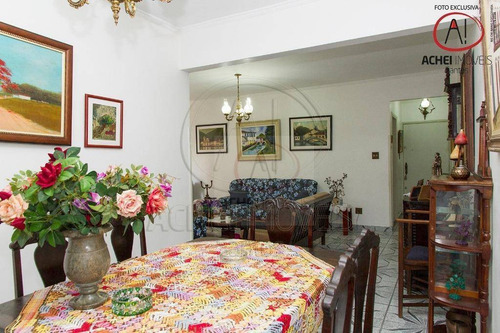 Apartamento À Venda, A 1 Quadra Da Praia Com 3 Dormitórios, 2 Vagas, 132 M² Por R$ 585.000 - José Menino - Santos/sp - Ap10375