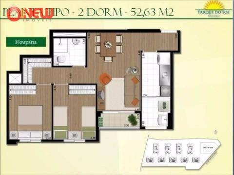 Imagem 6 de 8 de Apartamento À Venda, 53 M² Por R$ 340.000,00 - Ponte Grande - Guarulhos/sp - Ap0440