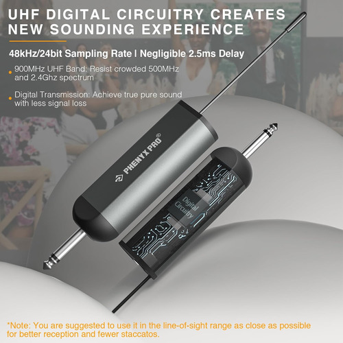 Micrófono Inalámbrico Digital 15 Canales Uhf 900 Mhz