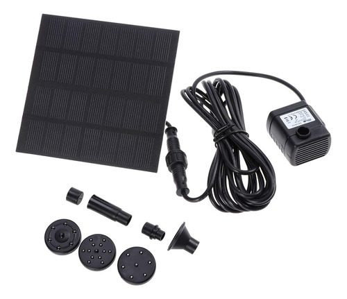 Ueetek 7v 1.2w 180l / H Bomba De Agua De Energía Solar Acuar