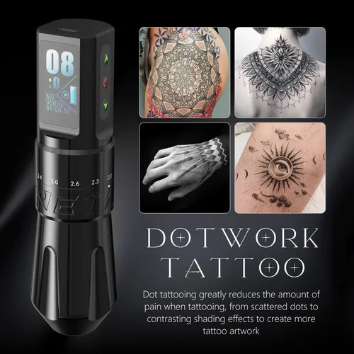 XNET Tornado Tattoo machine タトゥーマシン Xnet Talos, Máquina De Tatuagem Sem Fio, Curso 2,0-4,2 Mm 7775