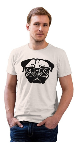 Playeras Estampadas De Perritos Pug Carlinos Juveniles Cleen